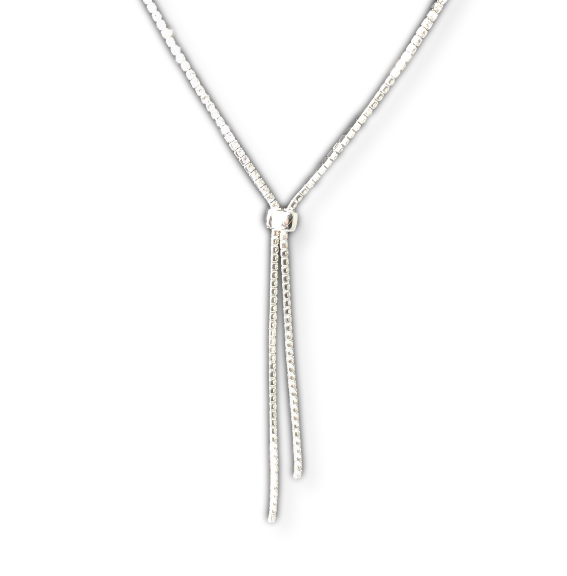 Crystal Zipper Necklace